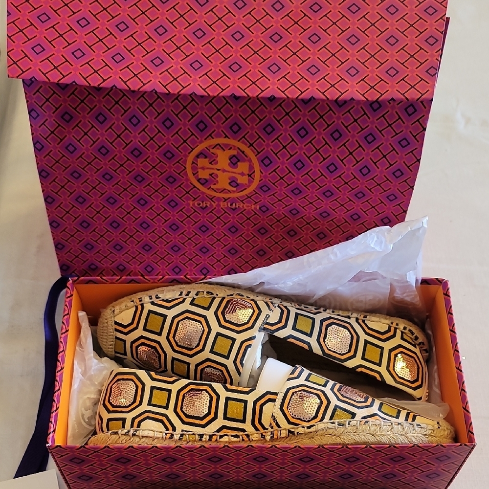 Tory Burch Geometric Espadrilles